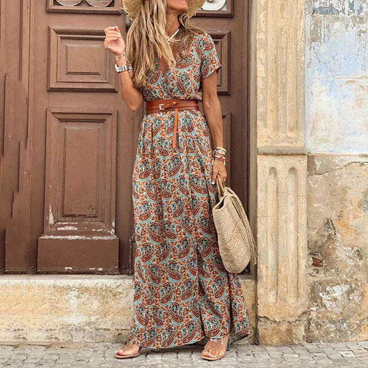 Rebecca™ - Maxi Hawaii Dress - Belt included