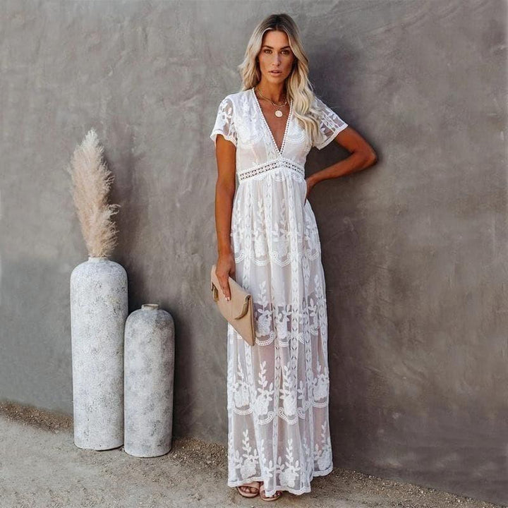 Sandy™ - Maxi Lace Hawaii Dress