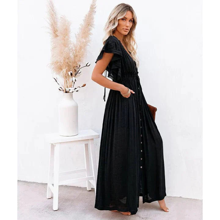 Grace™ - Maxi Black Hawaii Dress