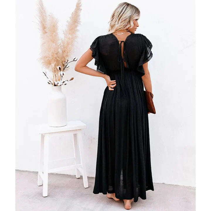 Grace™ - Maxi Black Hawaii Dress