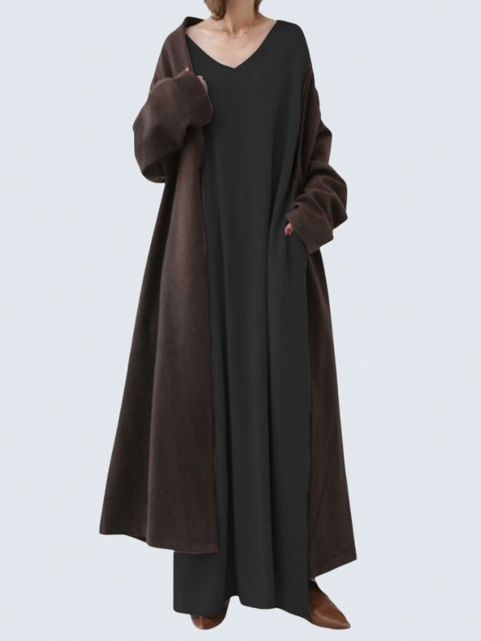 Marilyn | Elegant Casual V-Neck Dress