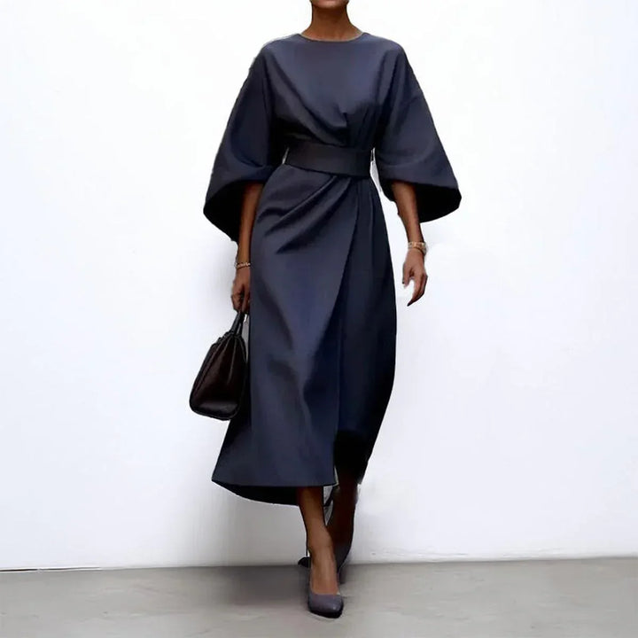 Dessa - Minimalist Belted Luxe Dress