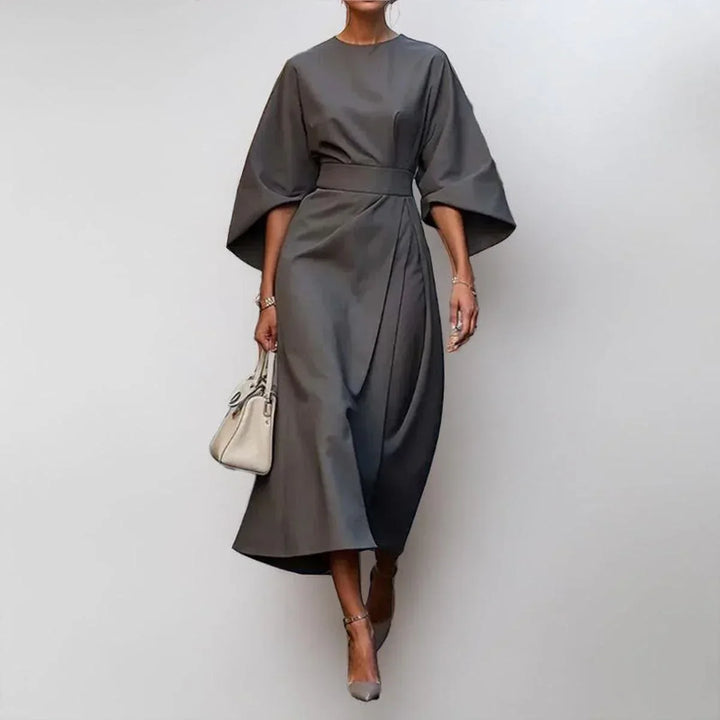 Dessa - Minimalist Belted Luxe Dress