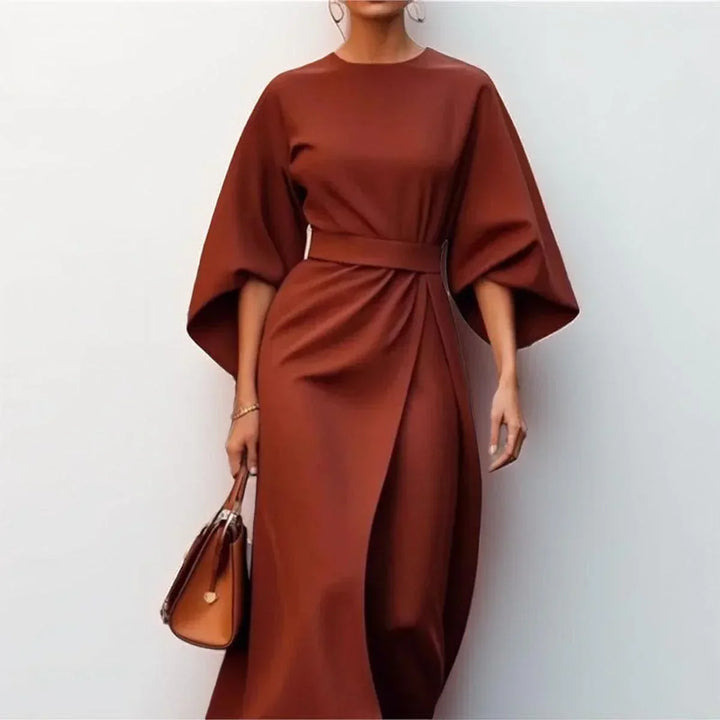 Dessa - Minimalist Belted Luxe Dress