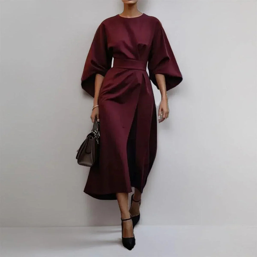 Dessa - Minimalist Belted Luxe Dress