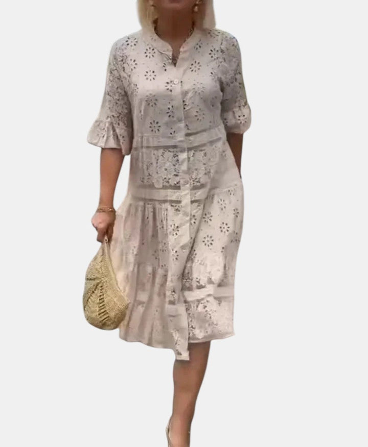 Everly | Floral Midi Dress
