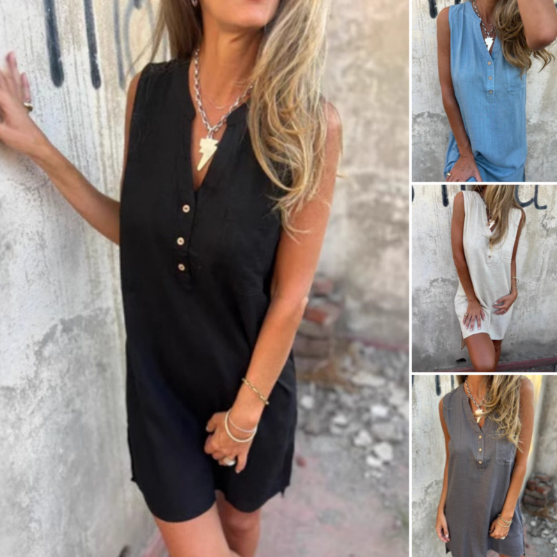 Lydia - Classic Sleeveless Dress