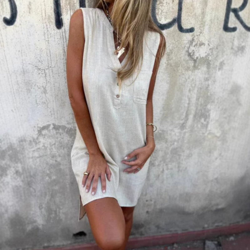 Lydia - Classic Sleeveless Dress