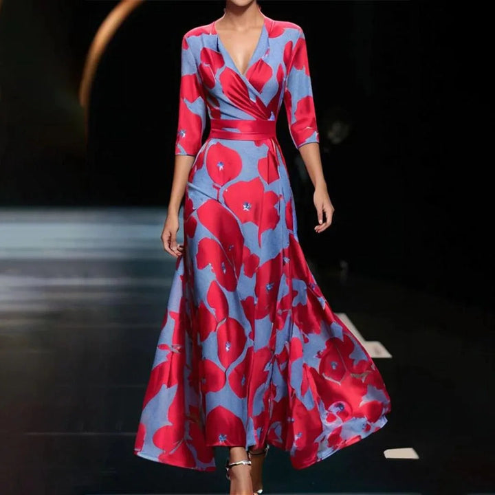 Layla™ | Chic Dress with Floral Print
