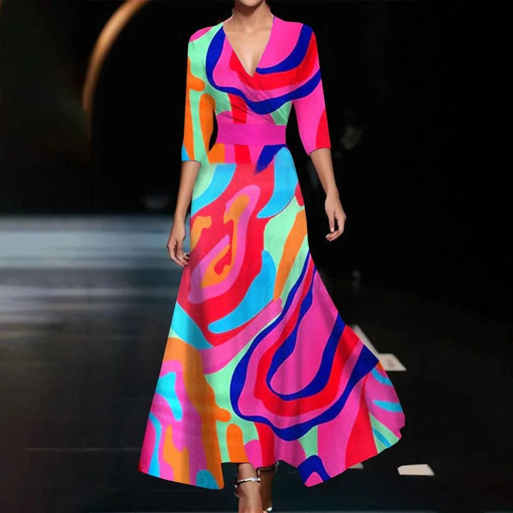 Layla™ | Chic Dress with Floral Print