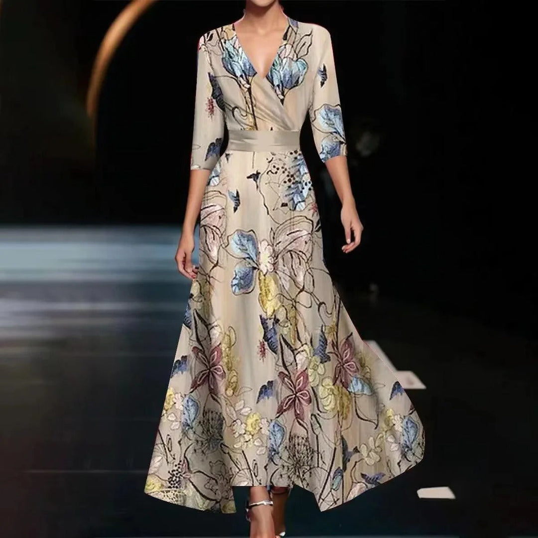 Layla™ | Chic Dress with Floral Print