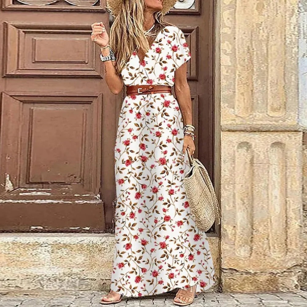 Malia™ - Maxi Hawaii Dress - Belt included